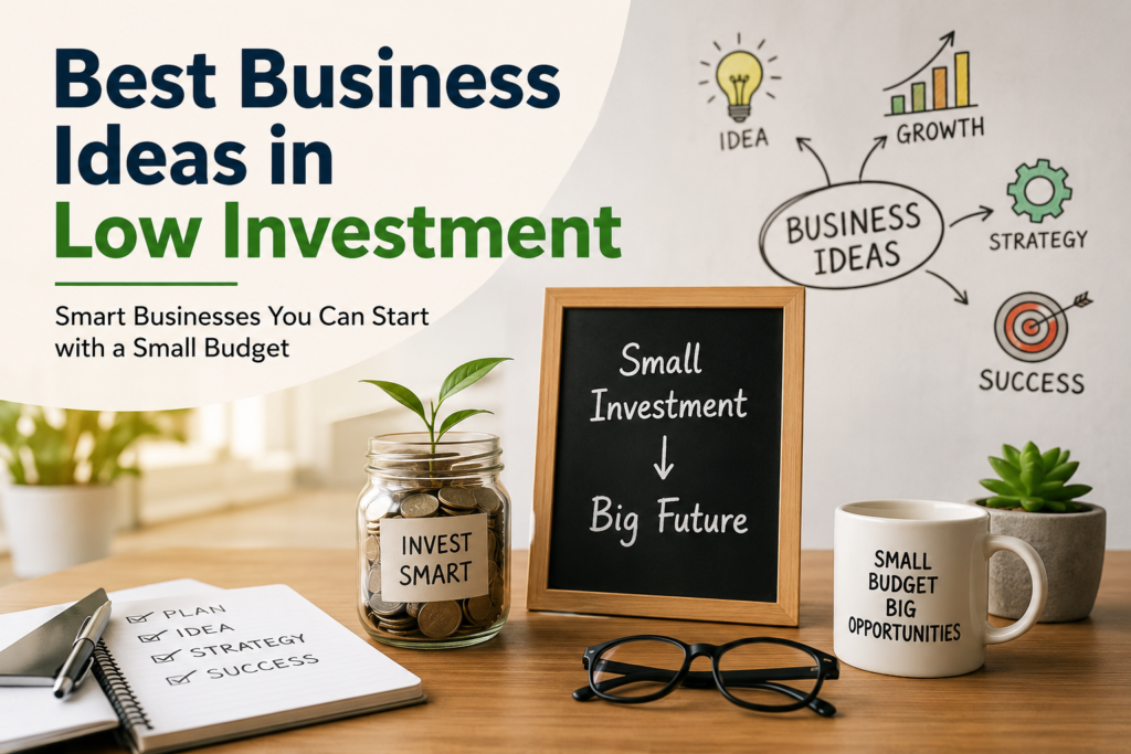 Best Business Ideas in Low Investment