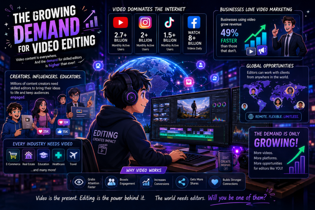 The Growing Demand for Video Editing