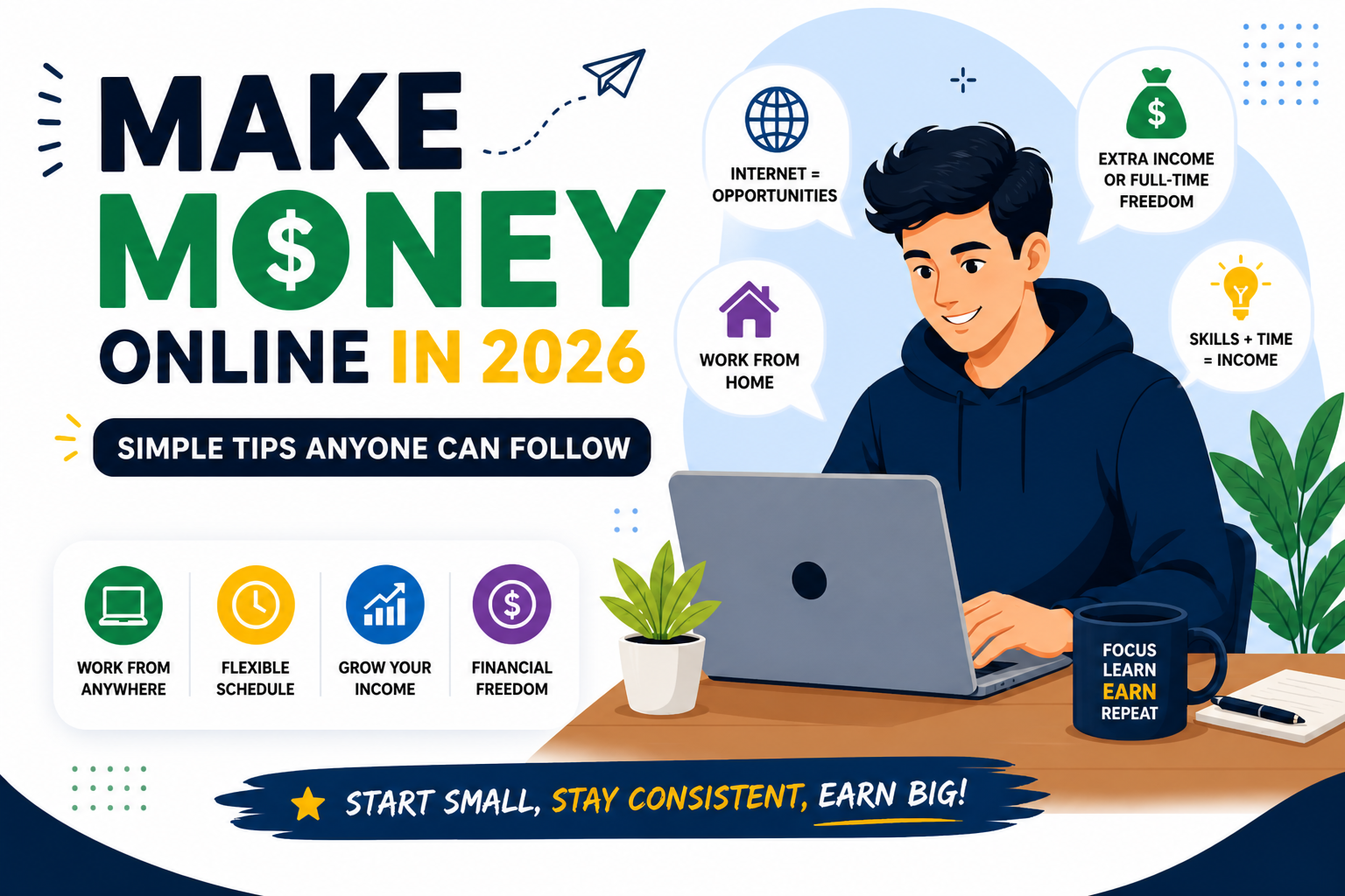 Make Money Online in 2026: Simple Tips Anyone Can Follow