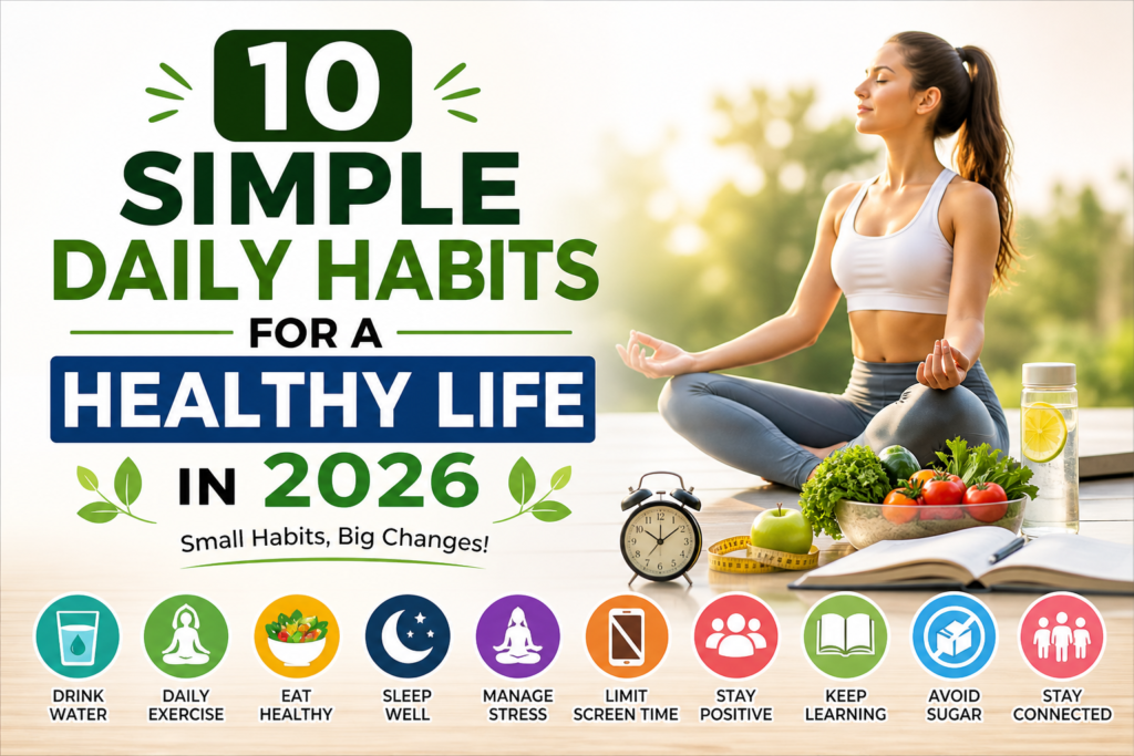10 Simple Daily Habits for a Healthy Life in 2026